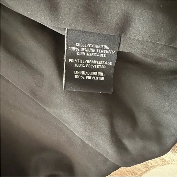 Bagatelle NYC Genuine Leather Bomber Jacket - Size M - Picture 3 of 4